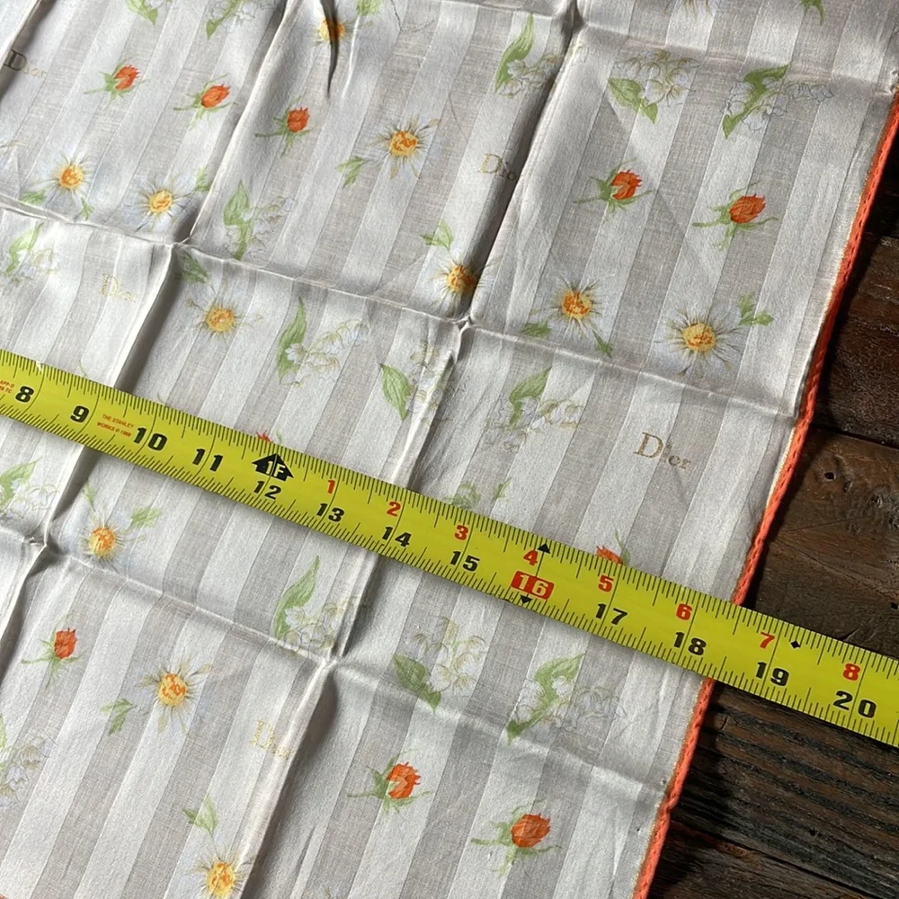Vintage‎ Dior floral scarf NWT
